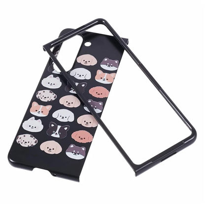 For Samsung Galaxy Z Fold5 5G Phone Case Hard PC Pattern Protective Cover