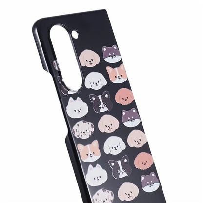 For Samsung Galaxy Z Fold5 5G Phone Case Hard PC Pattern Protective Cover