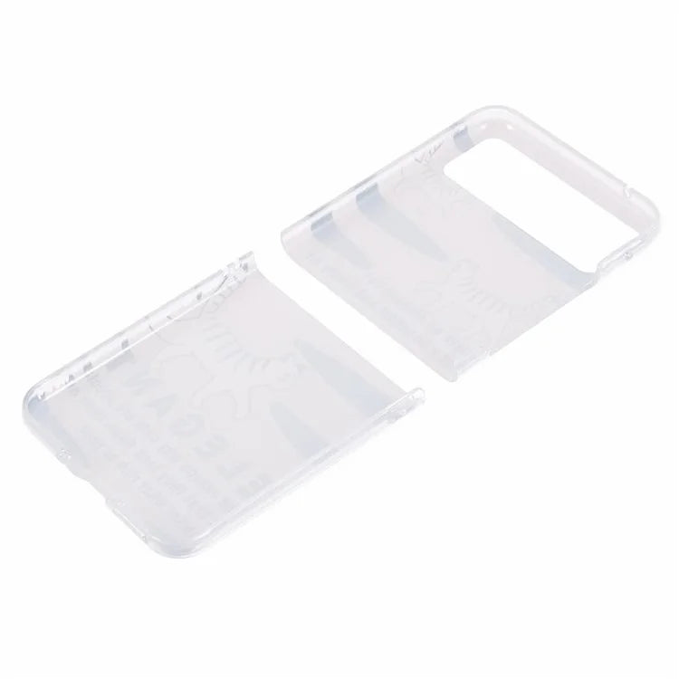 For Motorola Razr 40 5G Phone Case Hard PC Pattern Printed Back Cover