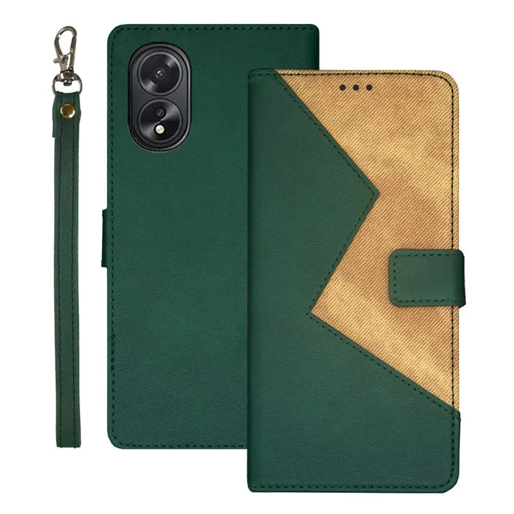 IDEWEI For Oppo A38 4G Case Stand Full Protection Phone Cover with Card Slots