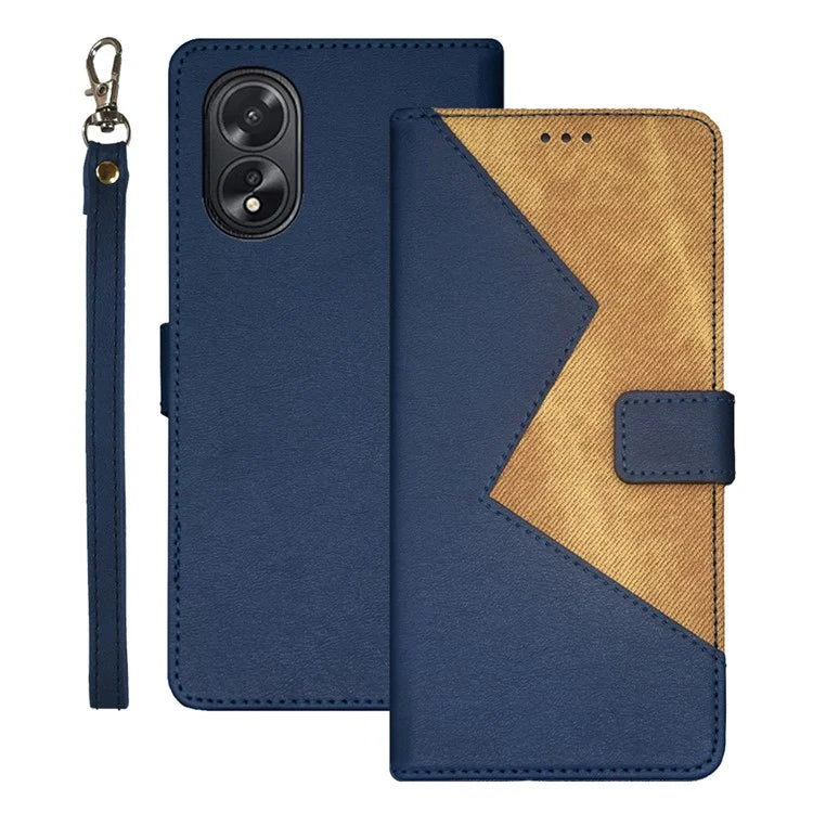 IDEWEI For Oppo A38 4G Case Stand Full Protection Phone Cover with Card Slots