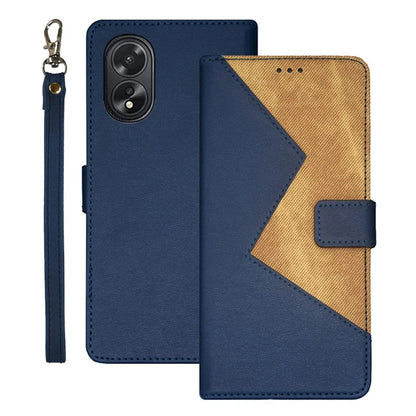 IDEWEI For Oppo A38 4G Case Stand Full Protection Phone Cover with Card Slots