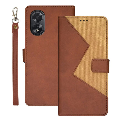 IDEWEI For Oppo A38 4G Case Stand Full Protection Phone Cover with Card Slots