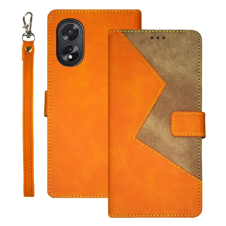 IDEWEI For Oppo A38 4G Case Stand Full Protection Phone Cover with Card Slots