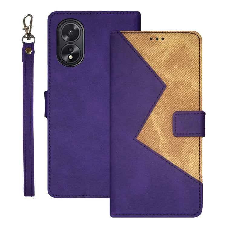 IDEWEI For Oppo A38 4G Case Stand Full Protection Phone Cover with Card Slots