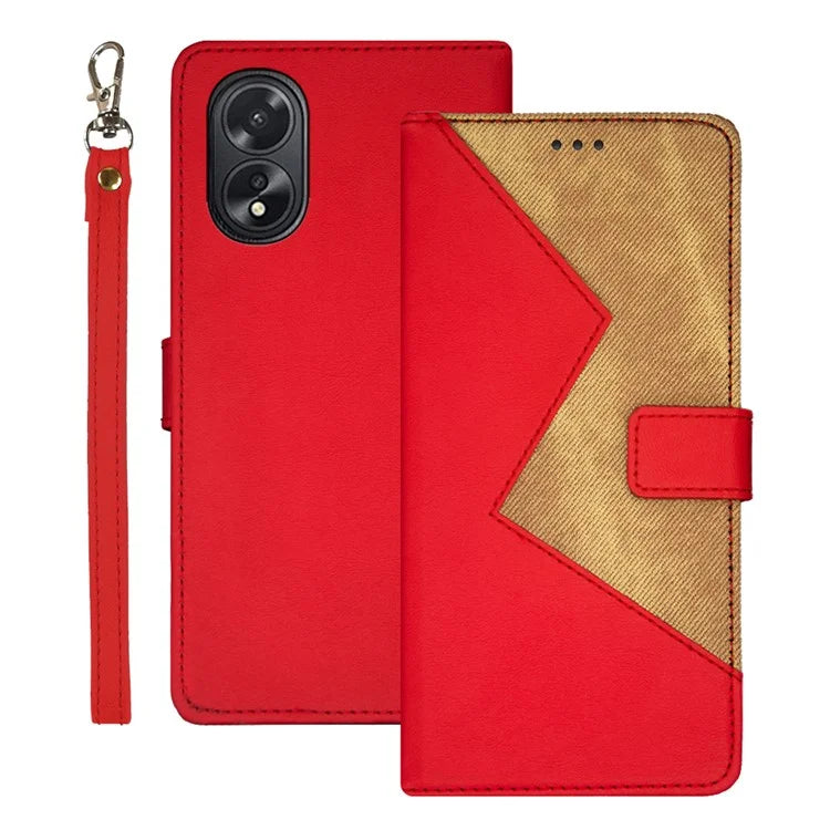IDEWEI For Oppo A38 4G Case Stand Full Protection Phone Cover with Card Slots