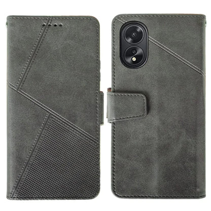 IDEWEI For Oppo A38 4G Phone Case Shockproof PU Leather+TPU Protective Cover