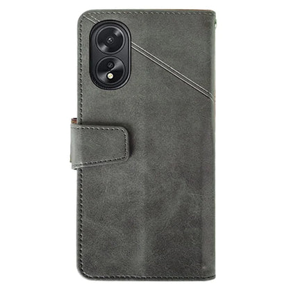 IDEWEI For Oppo A38 4G Phone Case Shockproof PU Leather+TPU Protective Cover