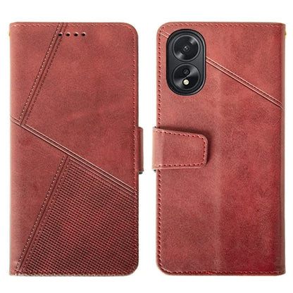 IDEWEI For Oppo A38 4G Phone Case Shockproof PU Leather+TPU Protective Cover