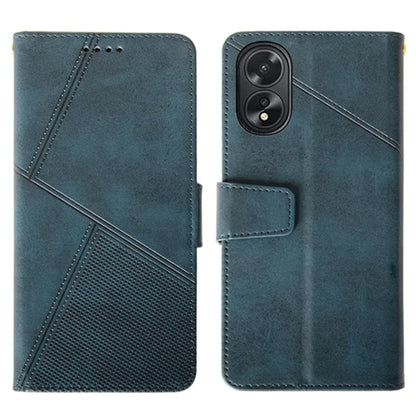 IDEWEI For Oppo A38 4G Phone Case Shockproof PU Leather+TPU Protective Cover
