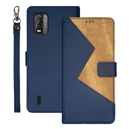IDEWEI For Nokia C210 Flip Cover PU Leather Card Holder Stand Phone Case