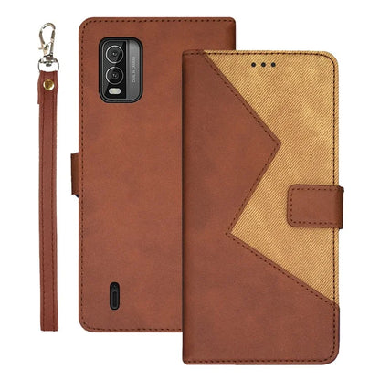 IDEWEI For Nokia C210 Flip Cover PU Leather Card Holder Stand Phone Case