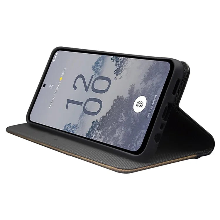 IDEWEI For Nokia C210 Flip Cover PU Leather Card Holder Stand Phone Case