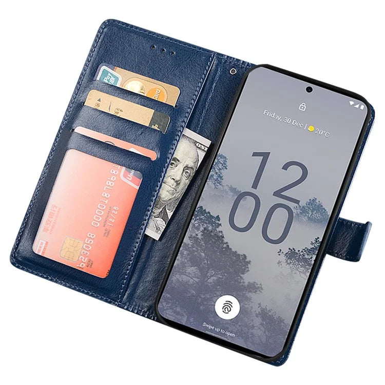 IDEWEI For Nokia C210 Cell Phone Case Wallet Stand PU Leather Phone Cover Flip Shell