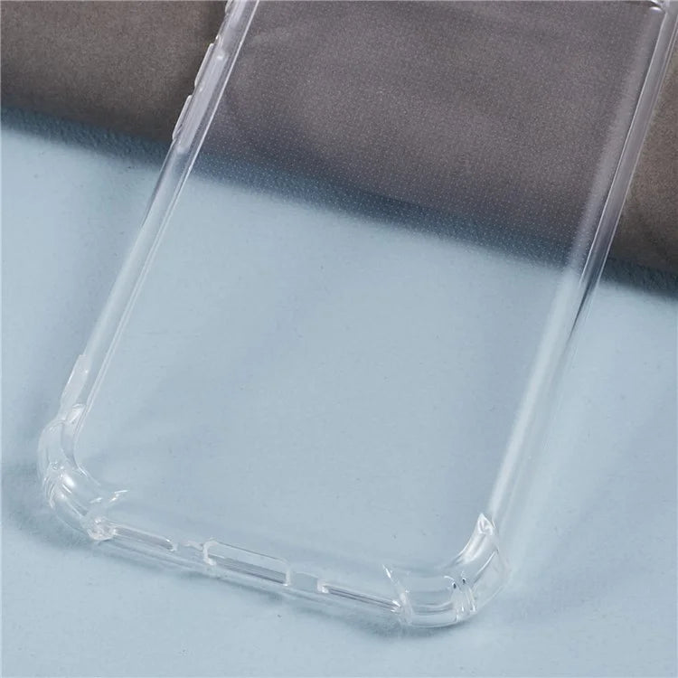 For Google Pixel 8a Case Four Corner Drop-proof Clear TPU Back Cover