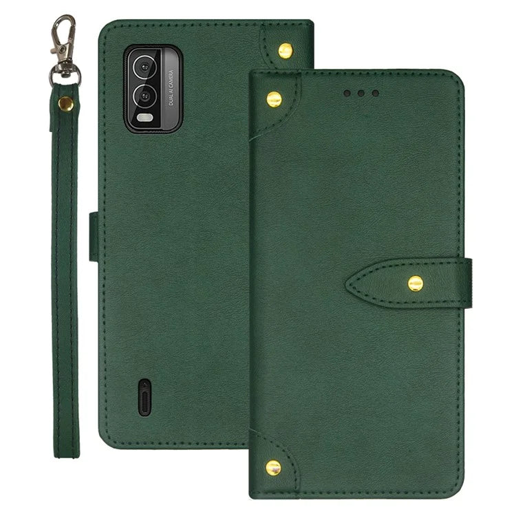 IDEWEI For Nokia C210 Phone Case Card Holders Flip Leather Cover