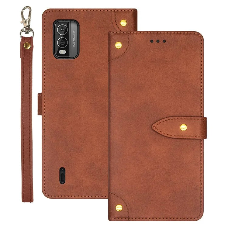 IDEWEI For Nokia C210 Phone Case Card Holders Flip Leather Cover