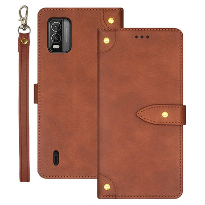 IDEWEI For Nokia C210 Phone Case Card Holders Flip Leather Cover