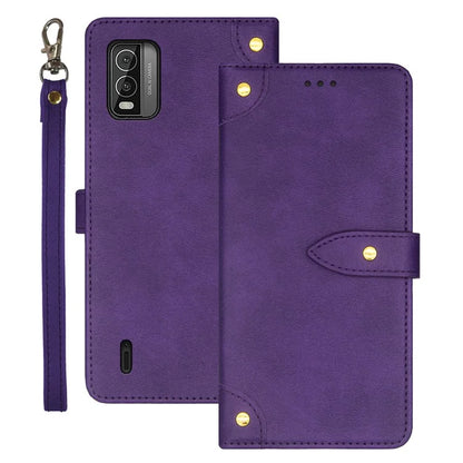 IDEWEI For Nokia C210 Phone Case Card Holders Flip Leather Cover