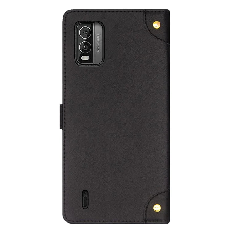 IDEWEI For Nokia C210 Phone Case Card Holders Flip Leather Cover