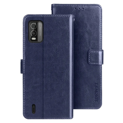 IDEWEI For Nokia C210 Case Flip Leather Wallet Phone Cover Crazy Horse Texture Phone Shell