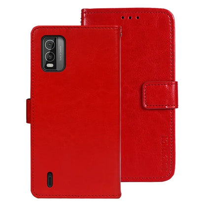IDEWEI For Nokia C210 Case Flip Leather Wallet Phone Cover Crazy Horse Texture Phone Shell