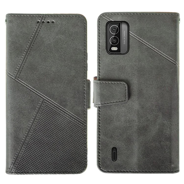 IDEWEI For Nokia C210 Case Anti-scratch Calf Texture Protective Cover with Stand and Wallet