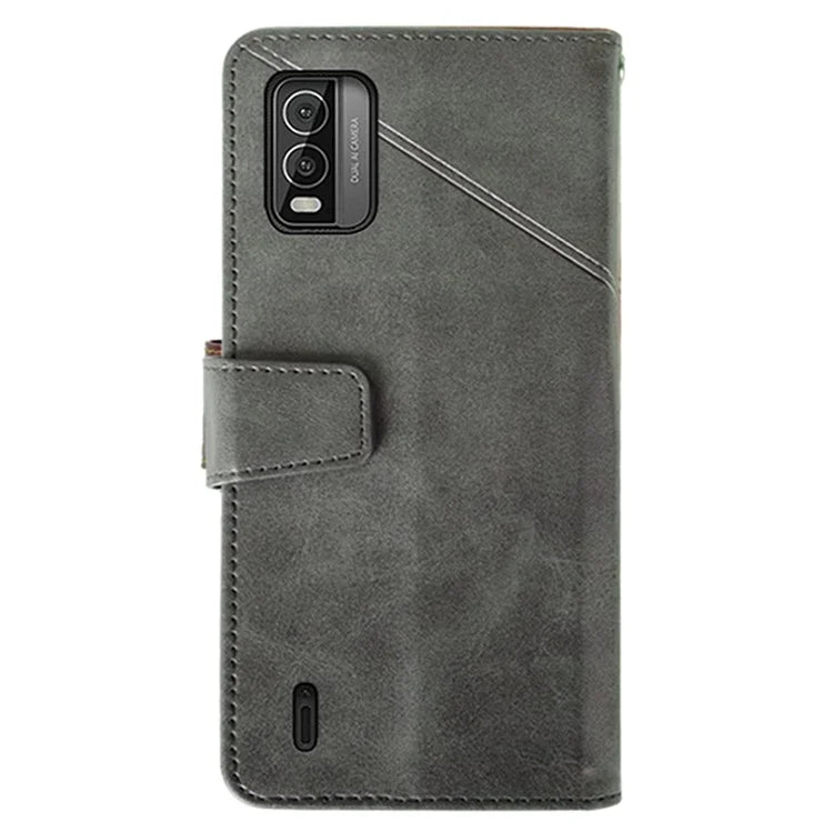 IDEWEI For Nokia C210 Case Anti-scratch Calf Texture Protective Cover with Stand and Wallet