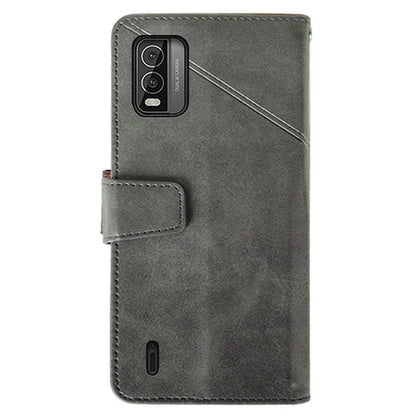 IDEWEI For Nokia C210 Case Anti-scratch Calf Texture Protective Cover with Stand and Wallet
