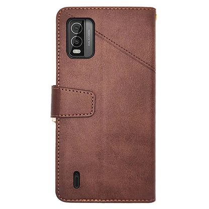 IDEWEI For Nokia C210 Case Anti-scratch Calf Texture Protective Cover with Stand and Wallet