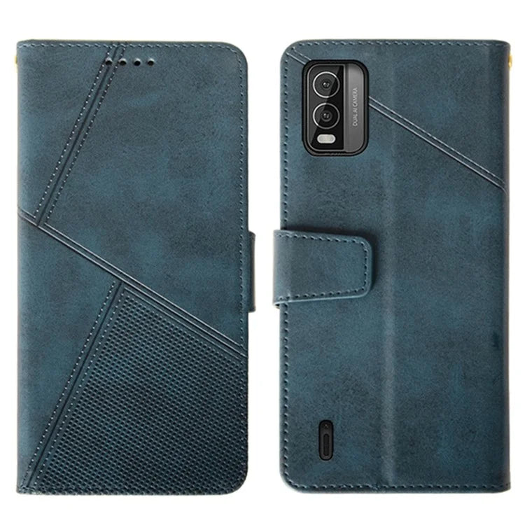 IDEWEI For Nokia C210 Case Anti-scratch Calf Texture Protective Cover with Stand and Wallet