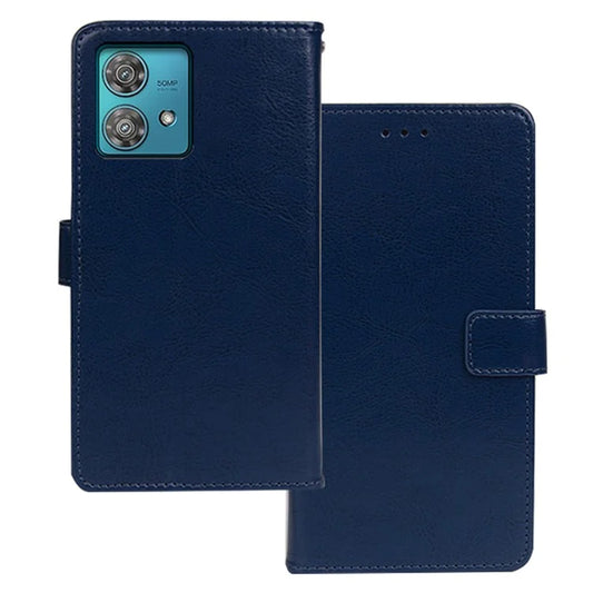 IDEWEI Wallet Stand Phone Shell For Motorola Edge 40 Neo 5G Case PU Leather Phone Cover