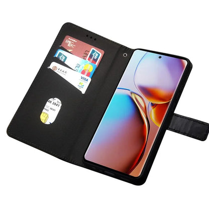 IDEWEI For Motorola Edge 40 Neo 5G Case Card Holder PU Leather Flip Phone Cover