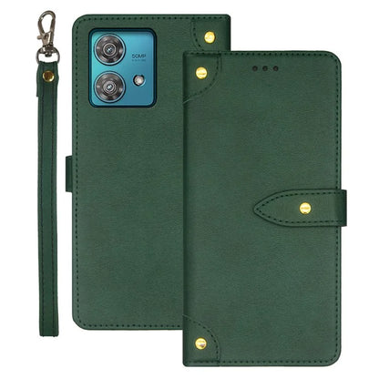 IDEWEI For Motorola Edge 40 Neo 5G Case Card Slot Holder Stand PU Leather Phone Cover