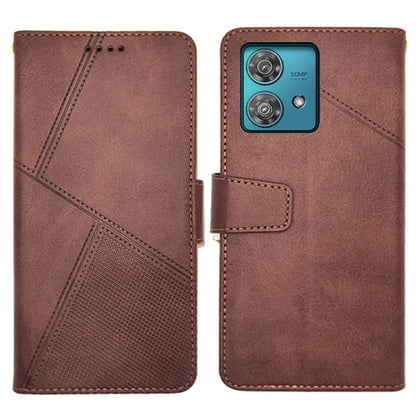 IDEWEI For Motorola Edge 40 Neo 5G Case  PU Leather+TPU Calf Texture Phone Protector