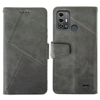 IDEWEI For ZTE Blade A53 Pro Case Scratch-resistant Calf Texture Wallet Protective Cover