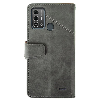 IDEWEI For ZTE Blade A53 Pro Case Scratch-resistant Calf Texture Wallet Protective Cover