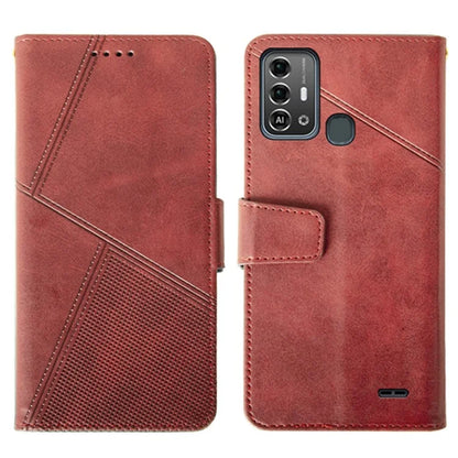 IDEWEI For ZTE Blade A53 Pro Case Scratch-resistant Calf Texture Wallet Protective Cover