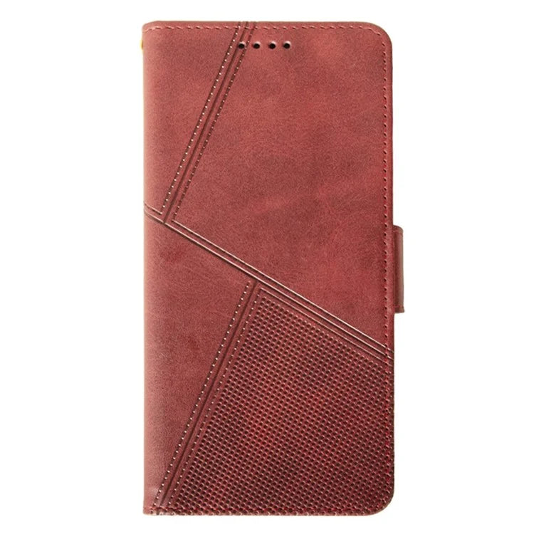 IDEWEI For ZTE Blade A53 Pro Case Scratch-resistant Calf Texture Wallet Protective Cover