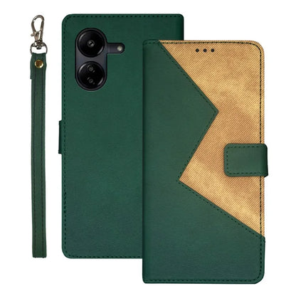 IDEWEI For Xiaomi Redmi 13C 4G / Poco C65 4G Case PU Leather Flip Phone Cover