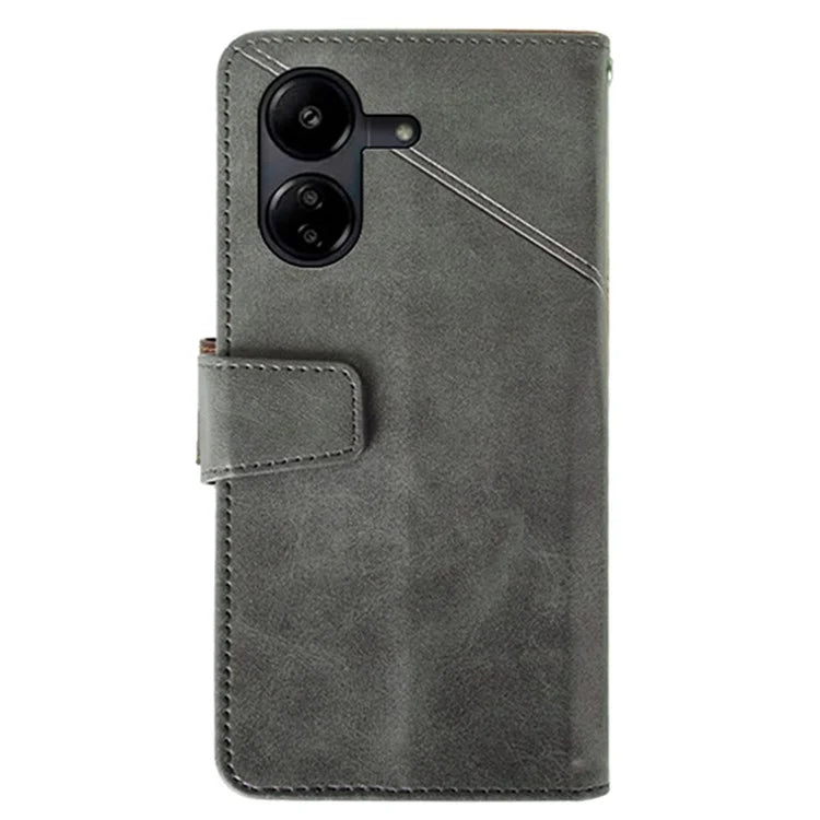IDEWEI For Xiaomi Redmi 13C 4G / Poco C65 4G Case Shockproof PU Leather+TPU Wallet Smart Phone Cover