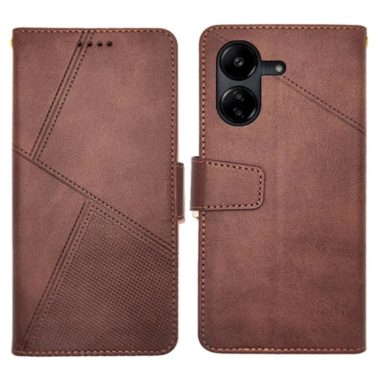 IDEWEI For Xiaomi Redmi 13C 4G / Poco C65 4G Case Shockproof PU Leather+TPU Wallet Smart Phone Cover