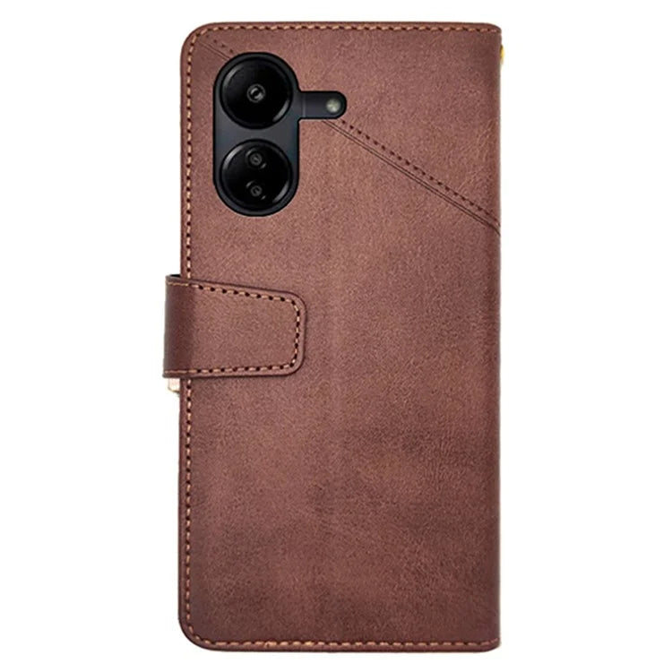 IDEWEI For Xiaomi Redmi 13C 4G / Poco C65 4G Case Shockproof PU Leather+TPU Wallet Smart Phone Cover