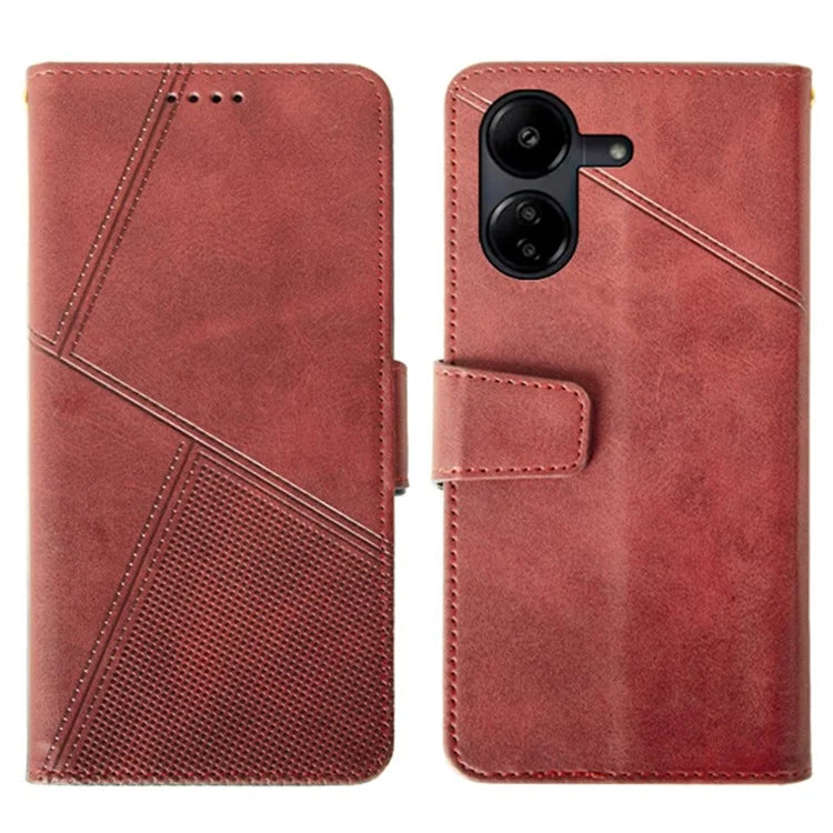 IDEWEI For Xiaomi Redmi 13C 4G / Poco C65 4G Case Shockproof PU Leather+TPU Wallet Smart Phone Cover