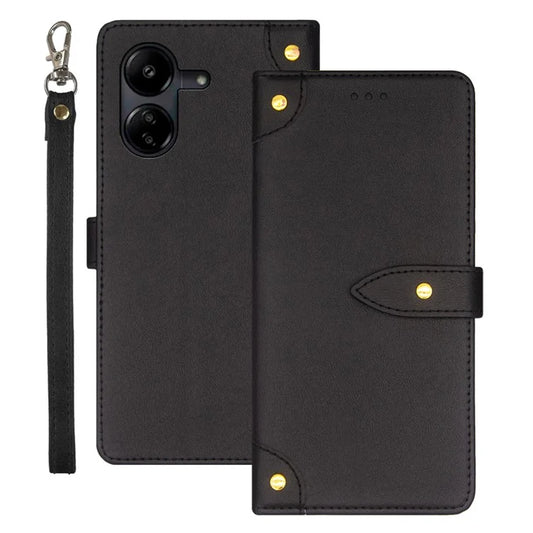 IDEWEI For Xiaomi Redmi 13C 4G / Poco C65 4G Case PU Leather Card Slots Phone Cover