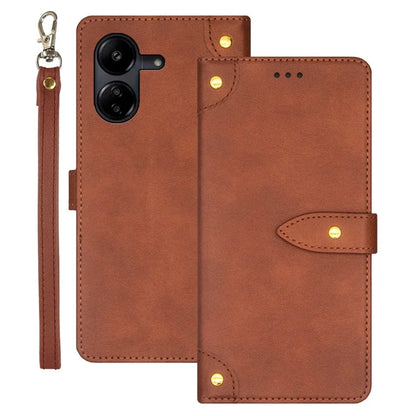 IDEWEI For Xiaomi Redmi 13C 4G / Poco C65 4G Case PU Leather Card Slots Phone Cover