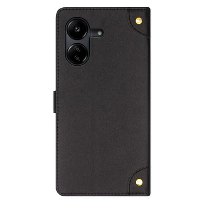 IDEWEI For Xiaomi Redmi 13C 4G / Poco C65 4G Case PU Leather Card Slots Phone Cover