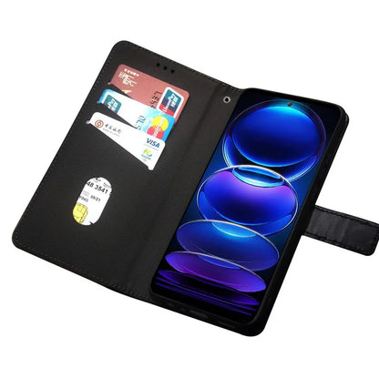 IDEWEI For Xiaomi 14 PU Leather Case Magnetic Closure Card Holder Phone Cover