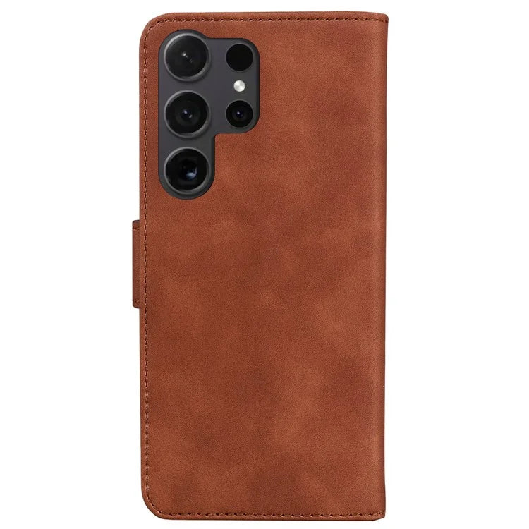 For Samsung Galaxy S24 Ultra Case Leather Butterfly Printing Wallet Phone Stand Cover