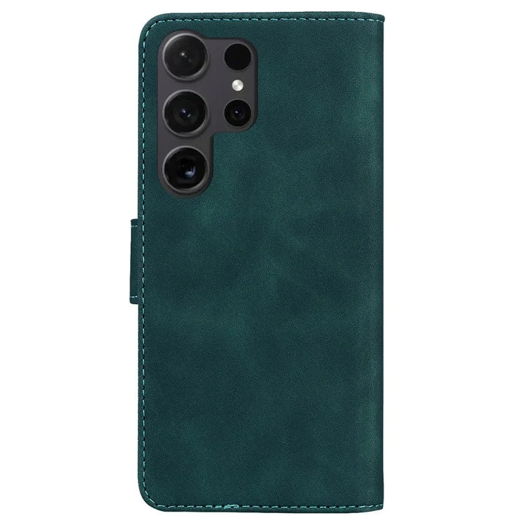 For Samsung Galaxy S24 Ultra Case Leather Butterfly Printing Wallet Phone Stand Cover